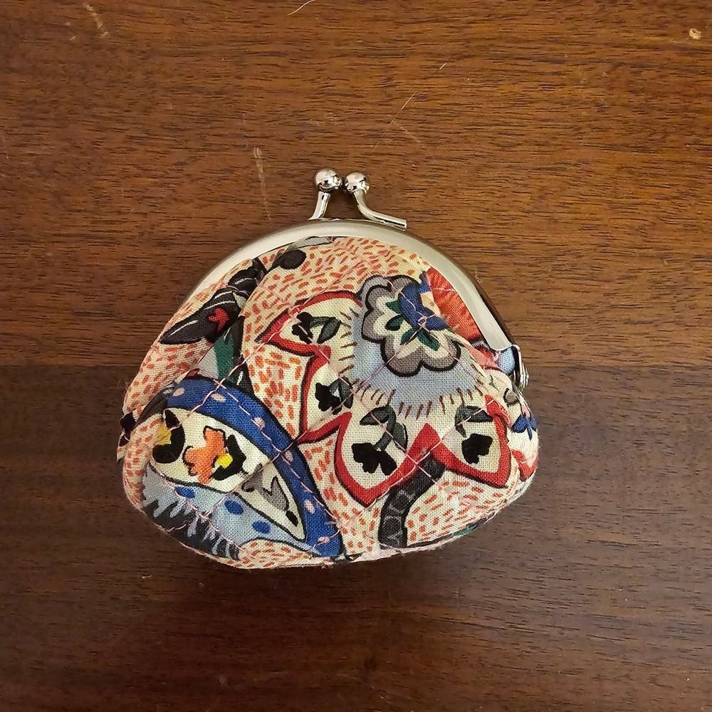 Vera Bradley Marrakesh Quilted Kisslock Coin Purse Floral 102661